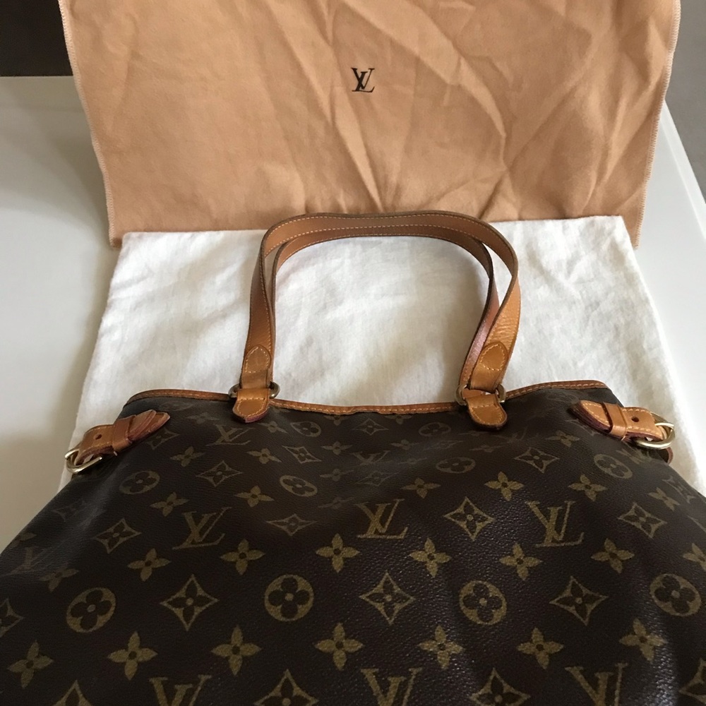 Louis Vuitton Brown Monogram Batignolles Horizontal Shoulder Bag.